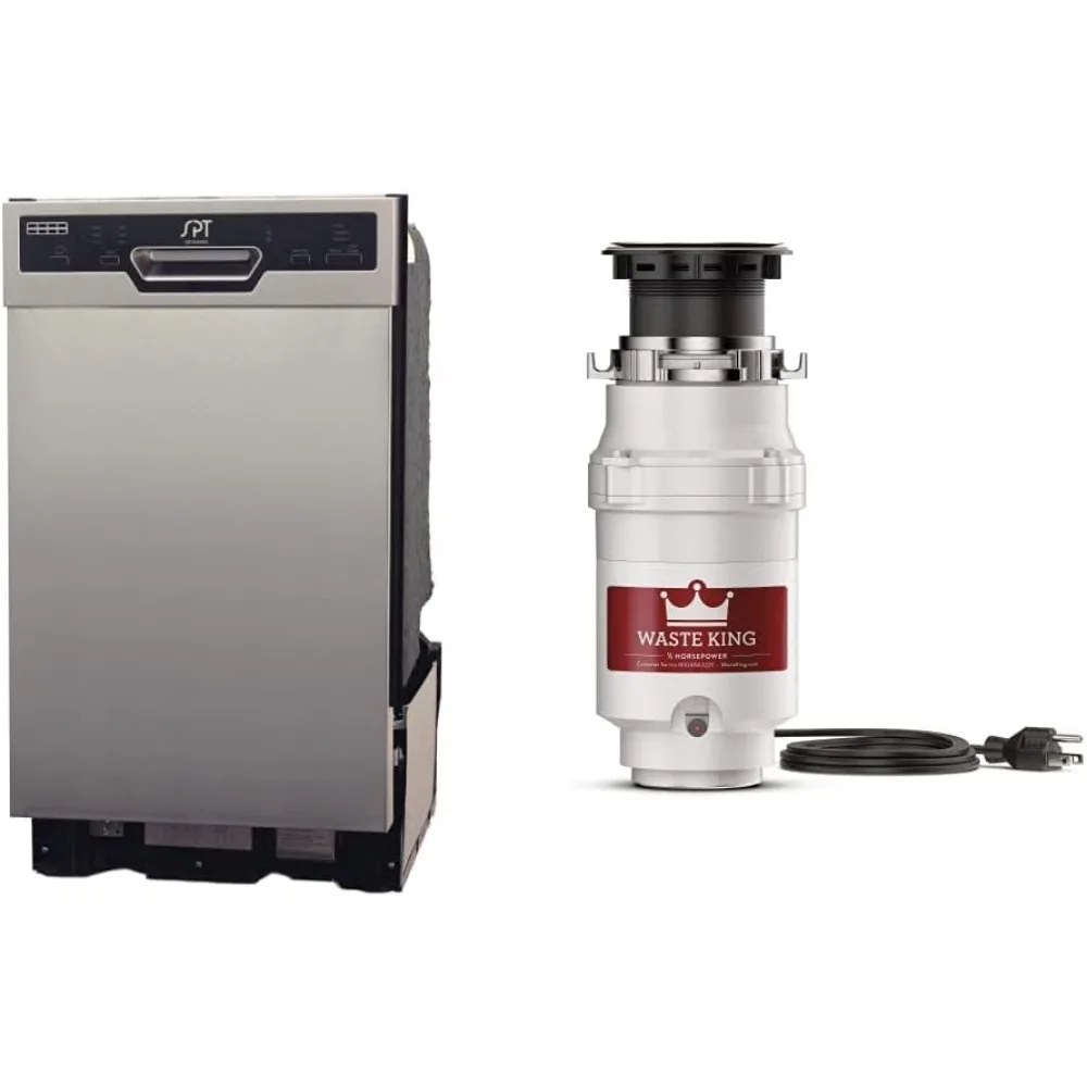 

18-inch Stainless Steel Dishwasher + Waste King Garbage Disposal
