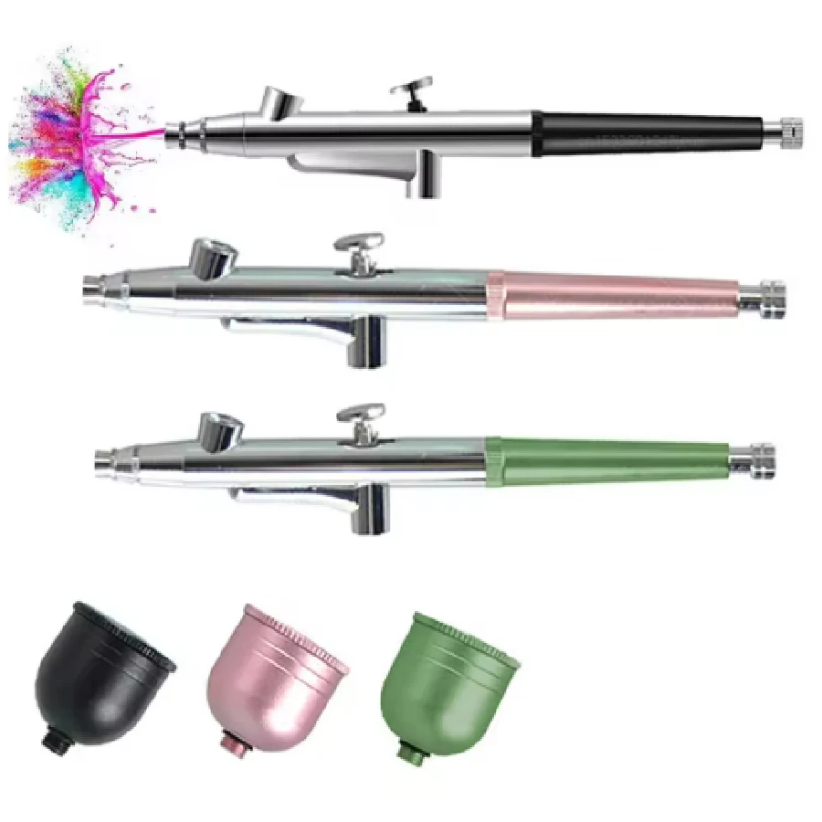 Hot Sell Portable Single Action Airbrush 0.3mm Nozzles Spray Gun Pen for Model Cake Nail Car Painting Beauty Inkjet