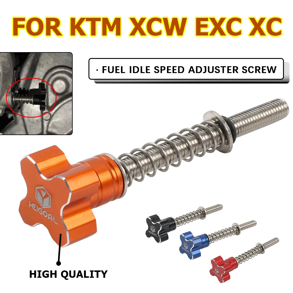 Motocross Fuel Idle Speed Adjuster Screw For KTM TPi EXC 300 250 TPi 2018 - 2024 150 XCW TPI EXC300 Throttle Air Speed Cover