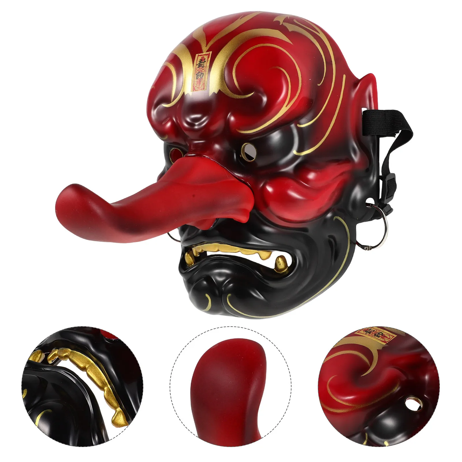 

Аутентичная японская маска Тенгу ручной работы, прочная, легкая, из качественных материалов, традиционная мужская маска для косплея, для вечеринок на Хэллоуин