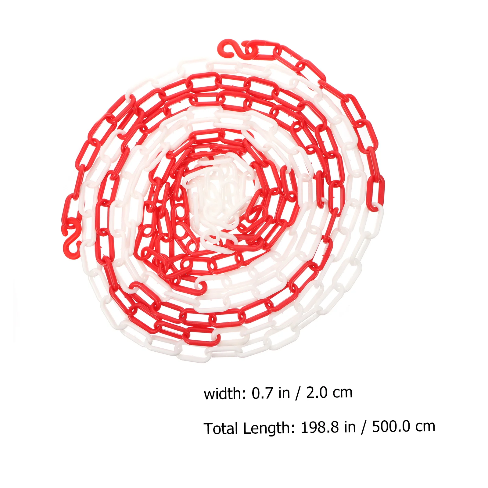 5M ห่วงโซ่ความปลอดภัยพลาสติกสี Barrier CHAIN เข็มขัดข้อควรระวังความปลอดภัย CHAIN Crowd Control CHAIN ห่วงโซ่ความปลอดภัยสําหรับการควบคุมฝูงชน