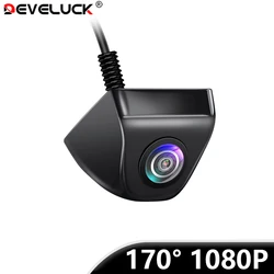 Develuck 5-24V AHD 1920*1080P Car Rear View Camera 170° Fisheye Golden Lens HD Night Vision Vehicle Reversing Front Cameras