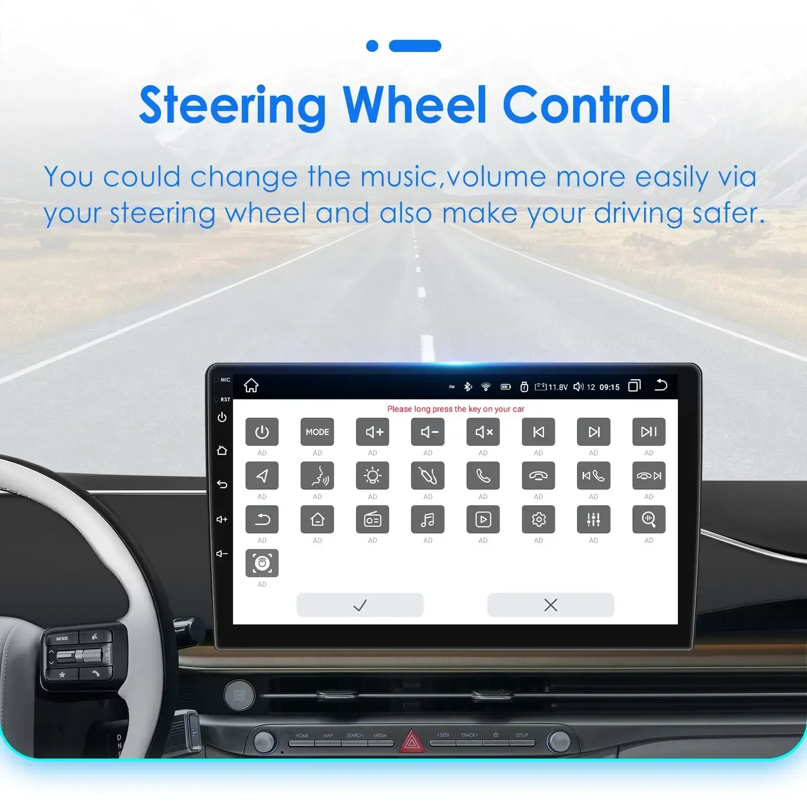 Hizpo 7" Android 14 Wireless Carplay For BMW 5 Series E39/ X5 E53/ M5 Android Auto GPS Multimedia Video Player 4G OBD DAB BT RDS view 2