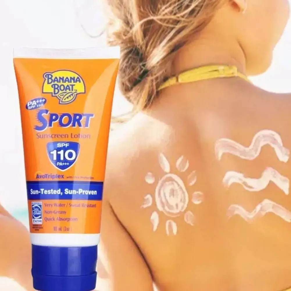 الموز قارب الوجه الجسم واقية من الشمس تبييض كريم الشمس SPF100 PA +++ مكافحة الشيخوخة النفط السيطرة ترطيب مقاوم للماء واقية من الشمس