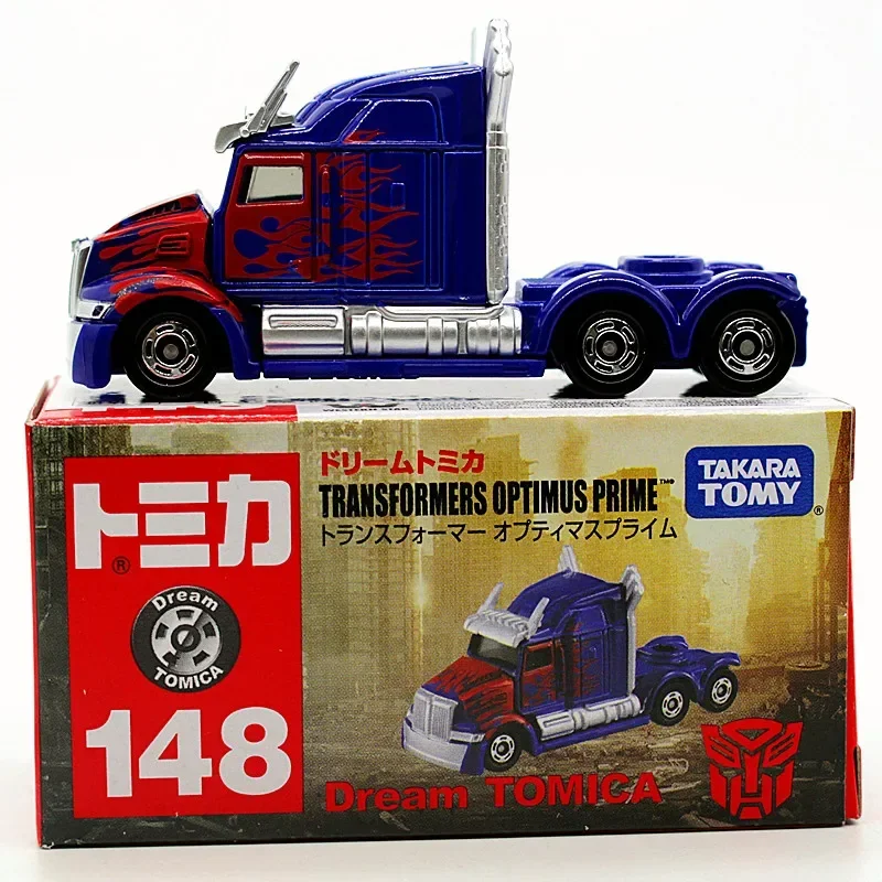 TAKARA TOMY diecast alloy model Transformers Optimus Prime Bumblebee, children's collection display pieces for children's gifts.