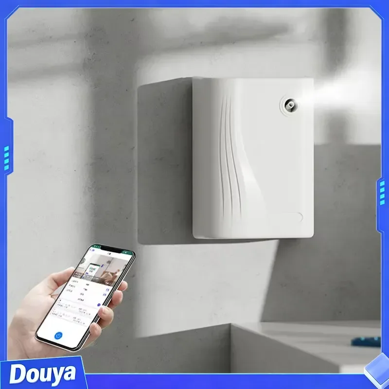 Whole 200ml Wall Mounted Plastic Material Home Scent Diffuser Smart App Wifi Controlld Fragrance Oil Machine for Hotel Lobby