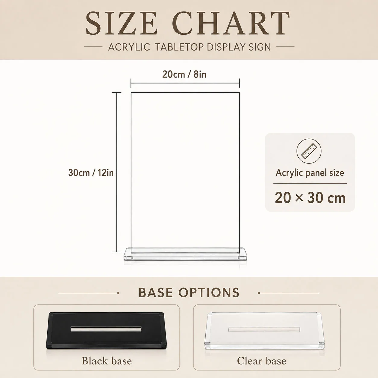 Personalized Acrylic Price List Sign With Stand Custom Business Logo Pricing Board Desktop Service Menu Plaque for Barber Shop view 5