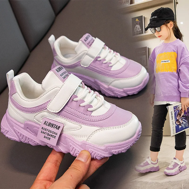 Girls Children Sneakers Autumn Winter Kids Casual Breathable Walking Sport Running Baby Shoes Girls Footwear