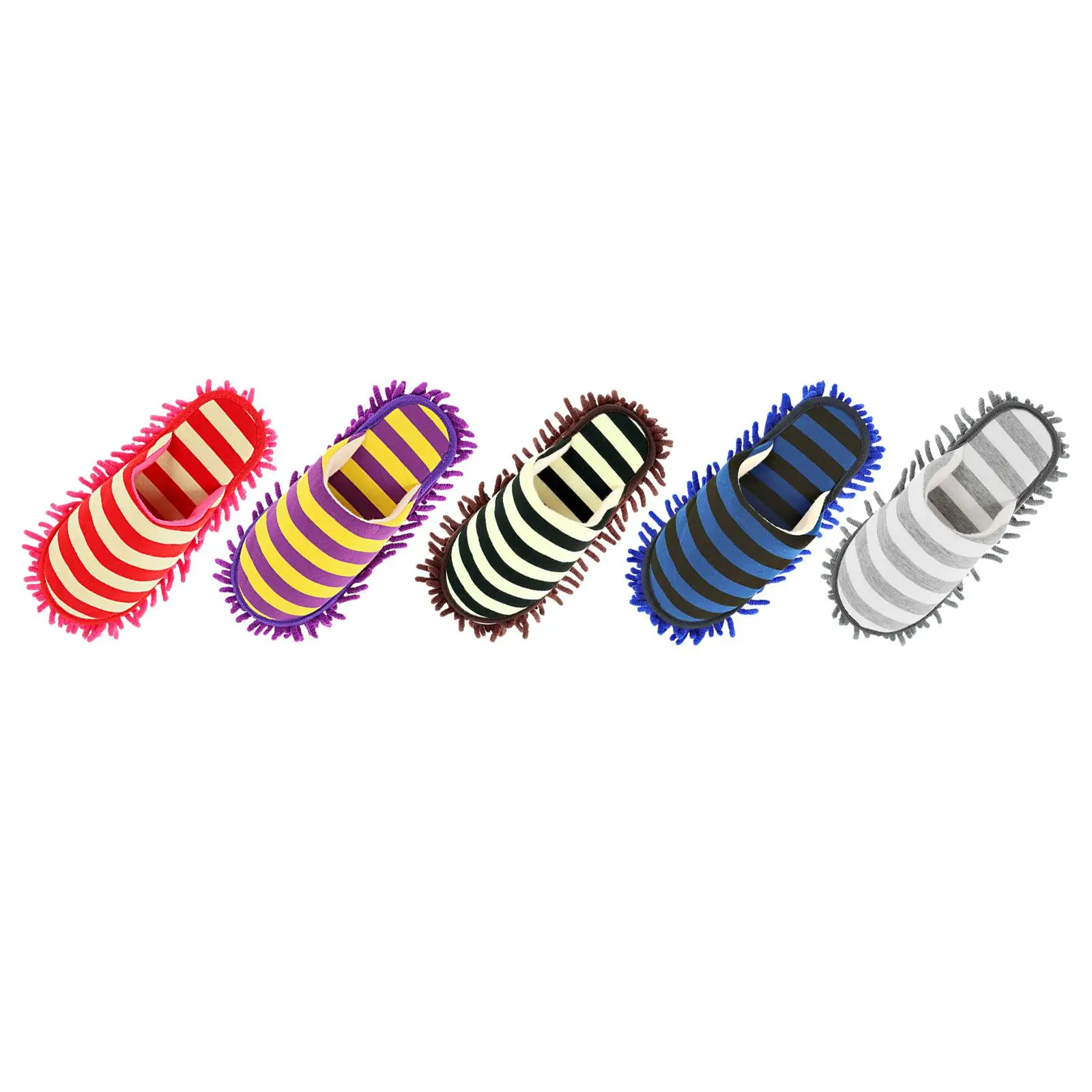 Mop Slippers Floor Cleaning Chenille Soft Washable Dust Cleaning Slippers House Slippers for Floor Women Men Home Kitchen