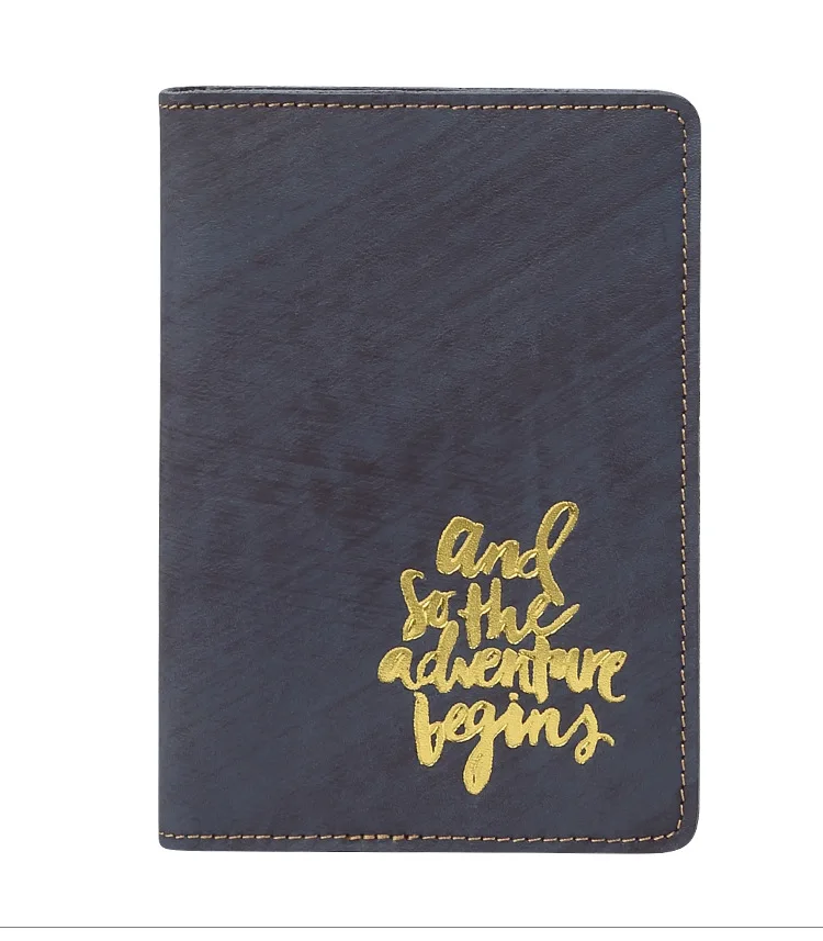Étui porte-passeport en cuir véritable pour hommes et femmes, avec 2 fentes pour cartes, protecteur de passeport en cuir de vache, couverture de