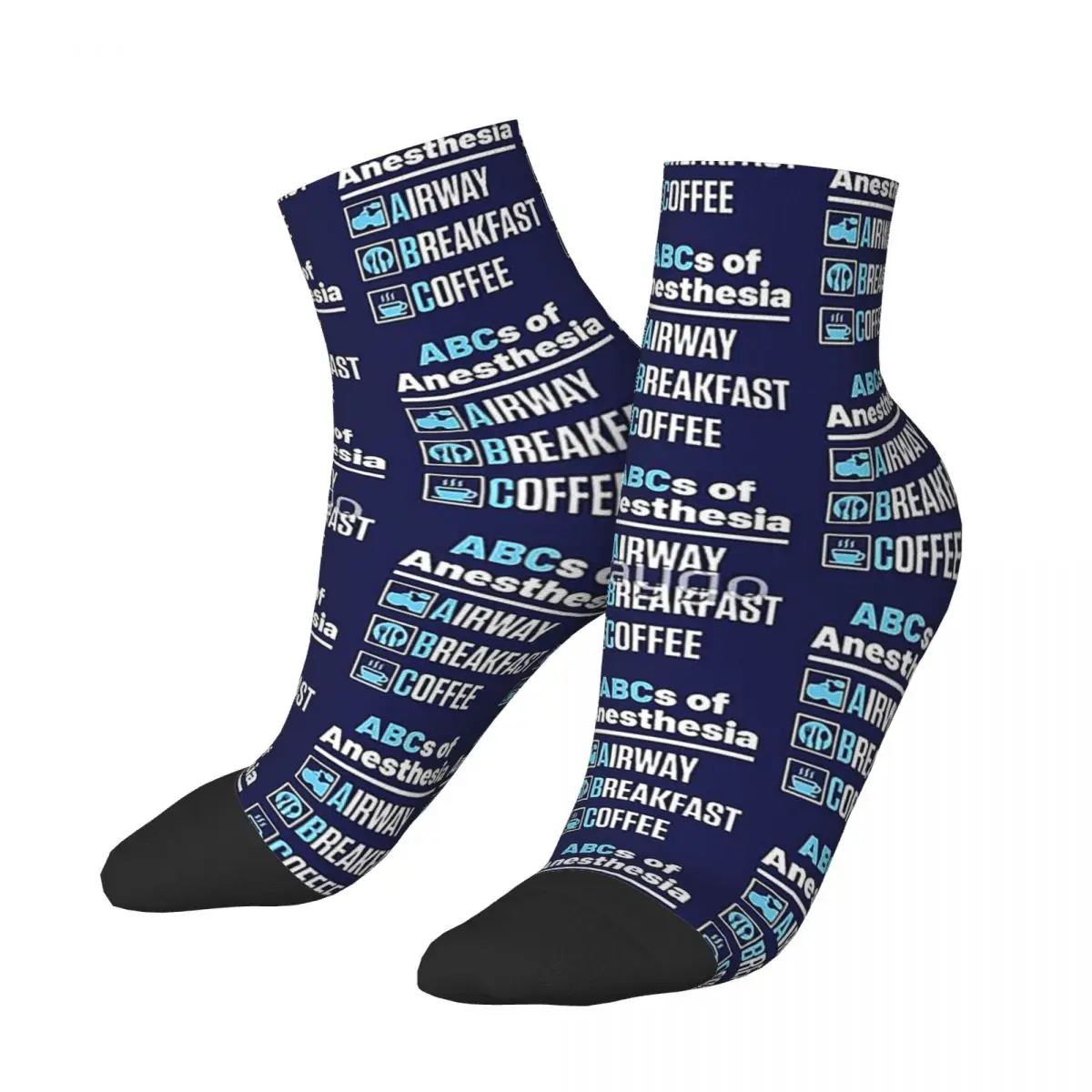 Anesthesiologist Anesthesiology Doctor Nurse Socks Harajuku Stockings All Season Socks for Man's Woman's Birthday Present