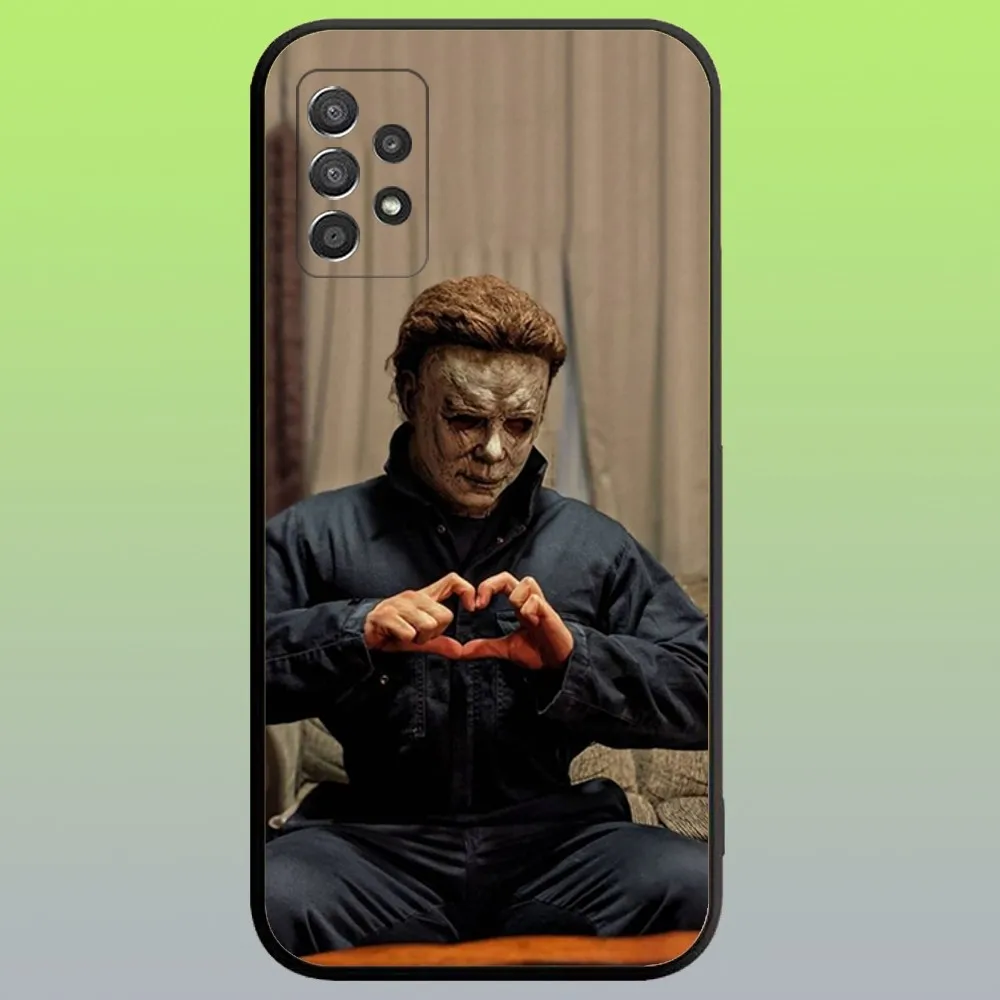 Horror H-Halloween Michael Myers Phone Case For Samsung Galaxy A20,A21s,A22,A31,A32,A52,A53,A72,73,A80,A91 Soft Black Cover