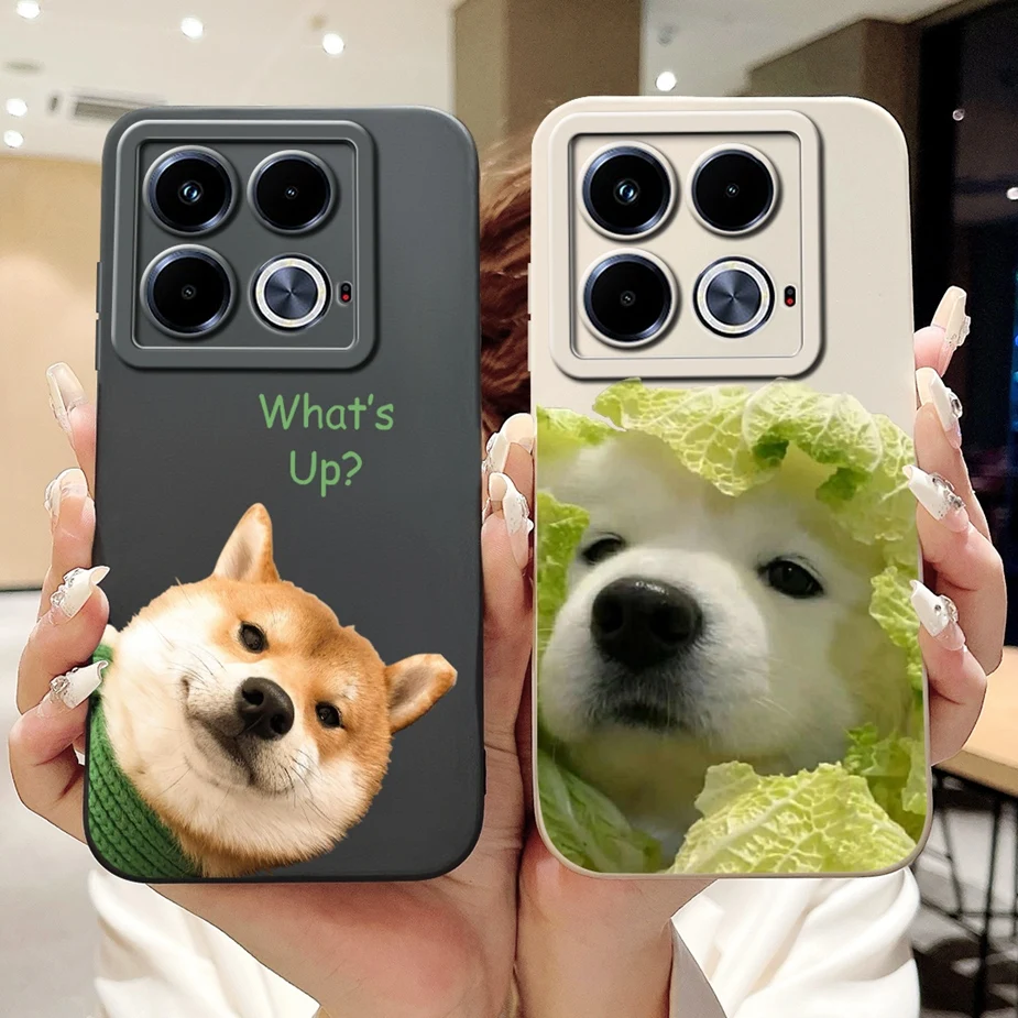 For Infinix Note 40 Pro Case X6851 Funny Cartoon Cover Full Camera Protection Shell For Infinix Note 40 Pro Plus Note40 Pro Bags