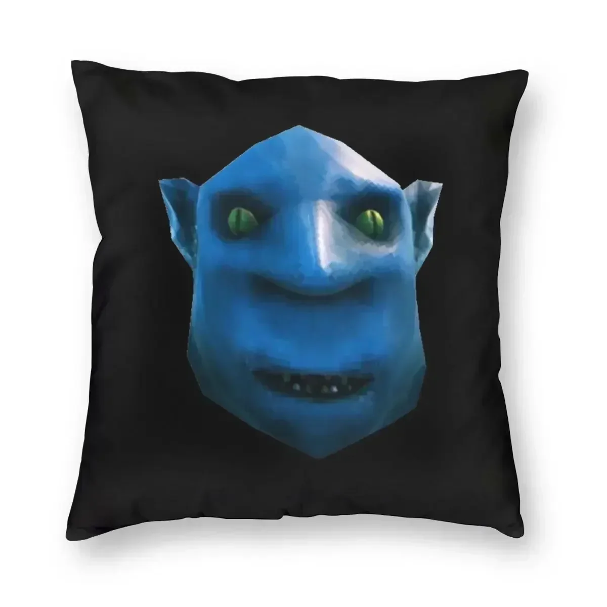 Valheim Troll Federa quadrata en poliéster impreso con cerniera Decor Federa per cuscino da letto cm