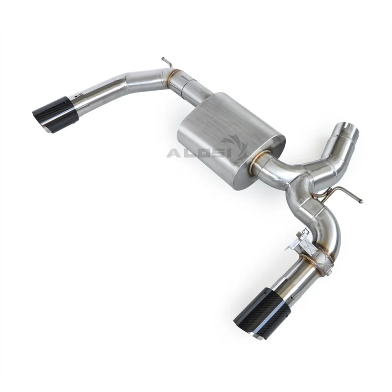 

Stainless Steel Exhaust Parts Exhaust Pipe Muffler for BMW 435i N55 3.0t 2014-2016 cat Back Exhaust system with Valve and Tip