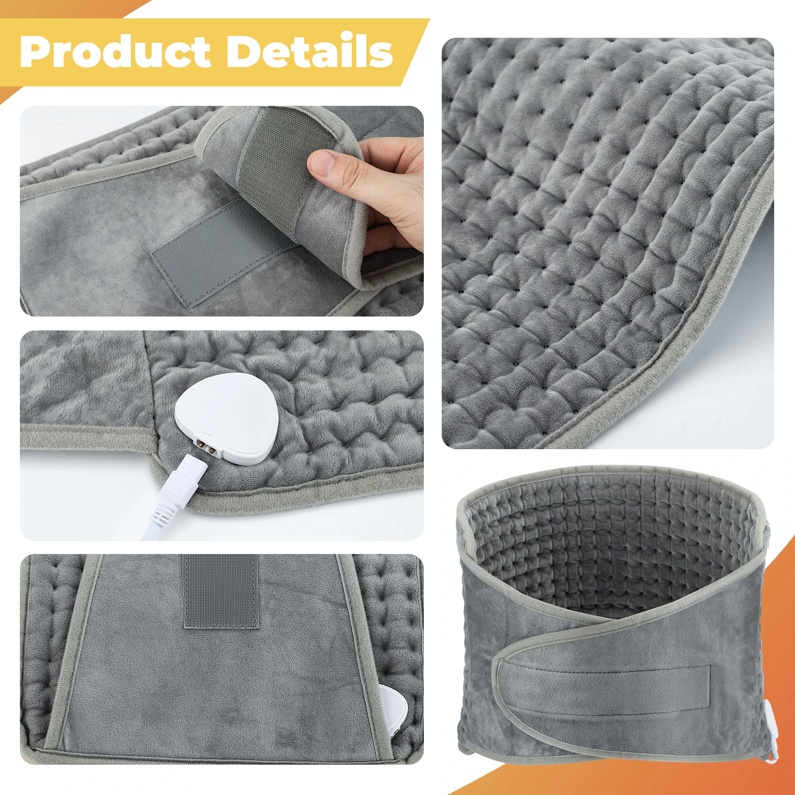 Multifunction Electric Heating Pad Winter Warmer Washable Thermal Blankets for Abdomen Back Waist Heated Pad Mat for Bed Sofa