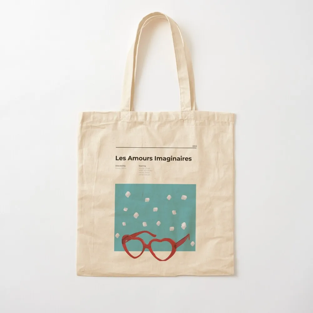 Les Amours Imaginaires - Heartbeats - Minimalist Movie Poster - Xavier Dolan Tote Bag handbag Women's bags Canvas Tote Bag