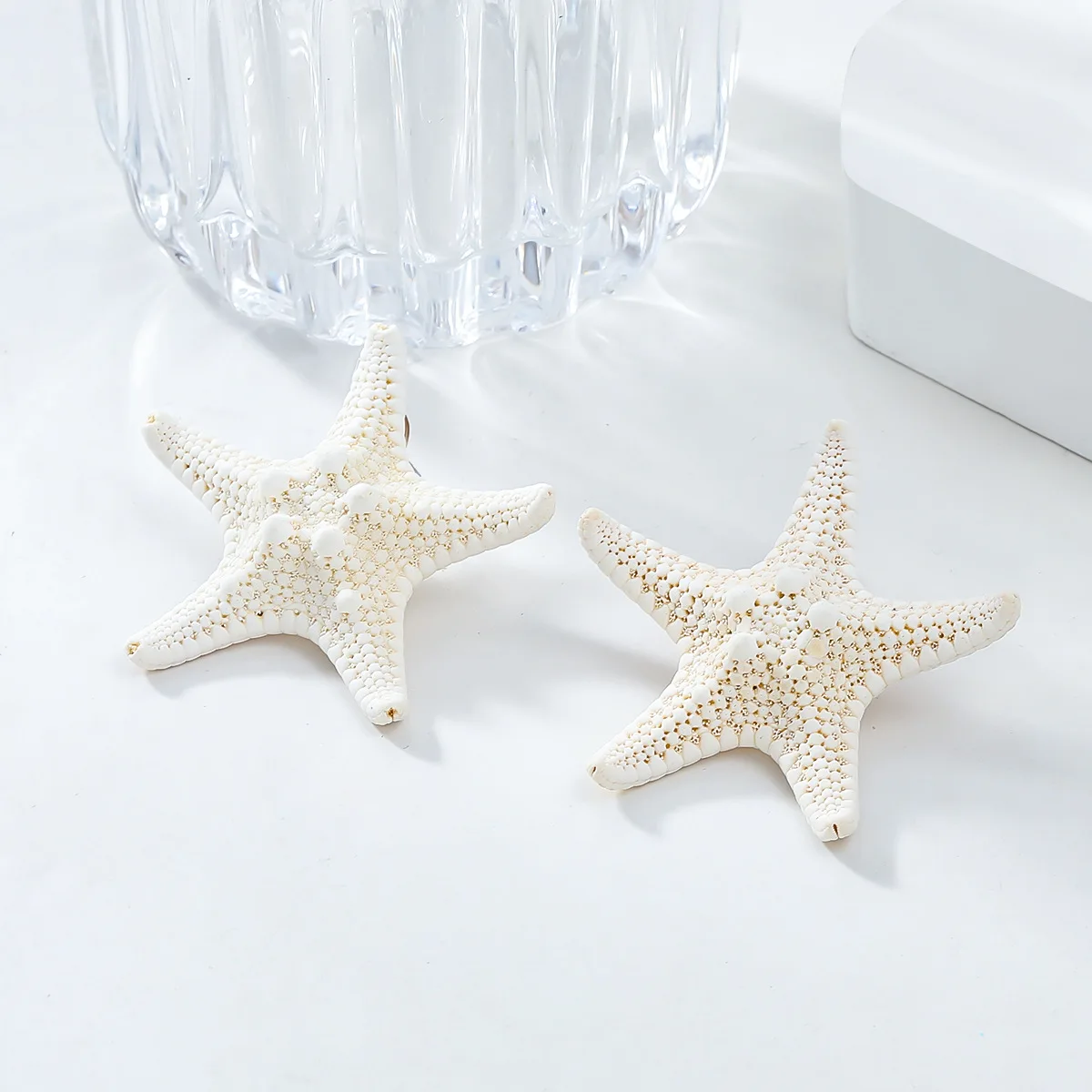 2024 Bohemia ZA Natural Starfish Earrings for Women Charm Shell Star Stud Earring Party Accessories