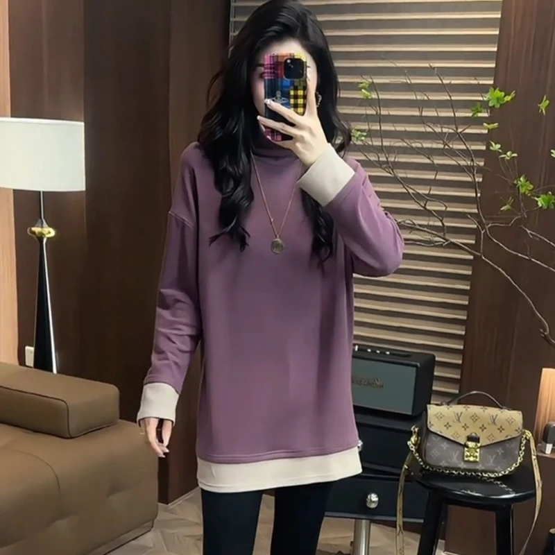 High Quality Base Shirt Women's Loose Fit Commute Style Winter Collection Fashionable Korean Version from Guangzhou And Hangzhou