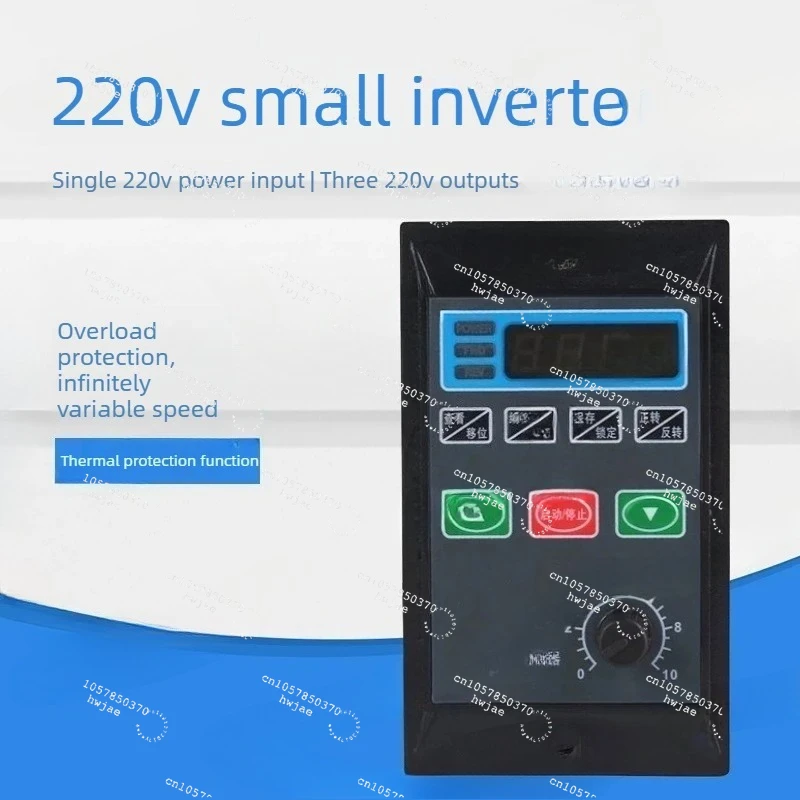 1pcs Small Simple Universal Inverter Single-phase 220V to Three-phase 220V Motor 200/400/750W Small Power