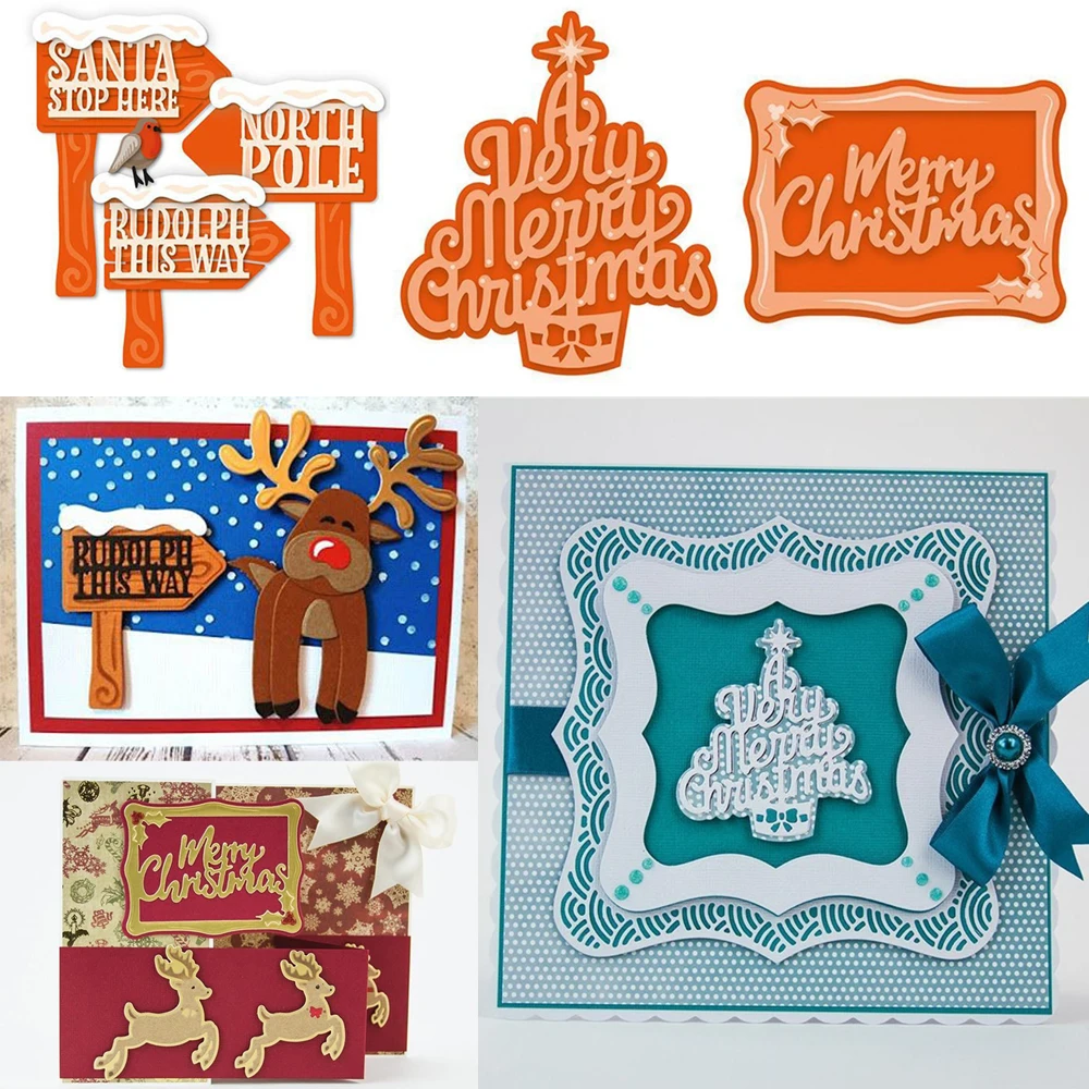 

Christmas tree Metal Cutting Dies Embossing Diecut 2024 New For DIY Card Making Scrapbooking Crafting Supplies