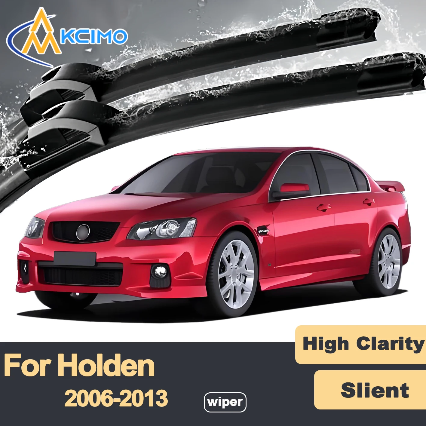 

Premium Rubber Durable Silent Windshield Wiper Blades 2pcs for Holden Commodore VE 2006-2013 Berlina Calais Ute HSV E Series