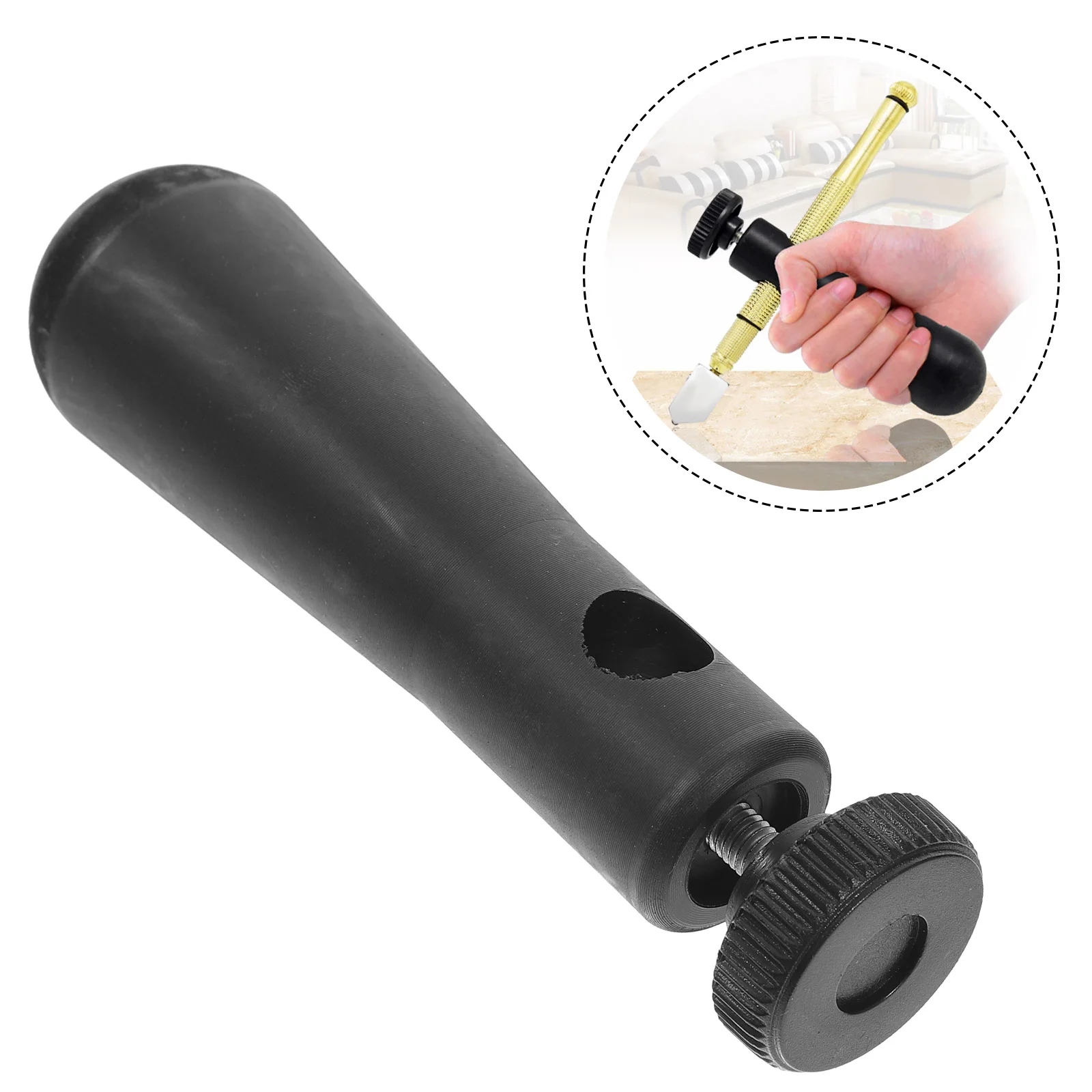 1 قطعة مقبض قاطع الزجاج الماس توفير العمالة شريط عزم الدوران لقطع الزجاج السميك أدوات خارجية ملحق