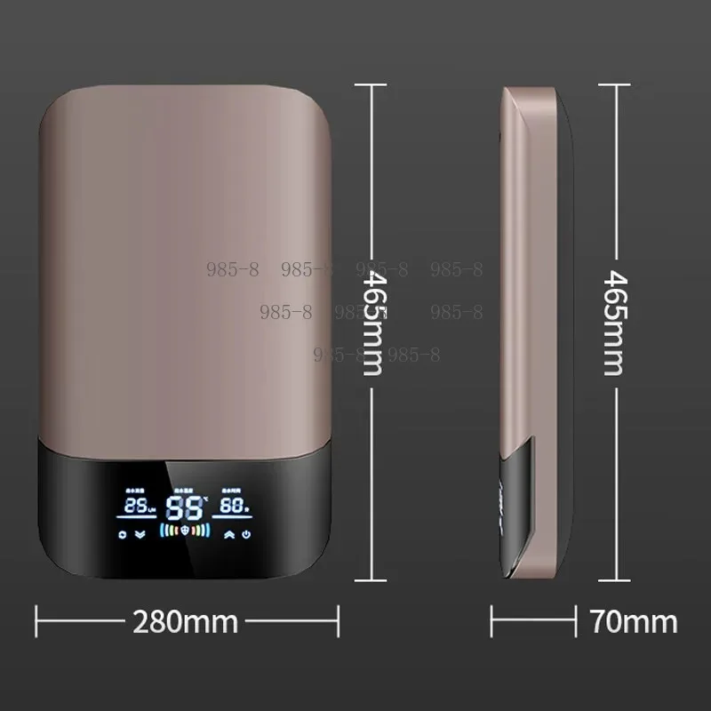 Compact Fast Heating Electric Shower Equipment, 8500W Instant Water Heater for Stable Efficient Hot Water Supply