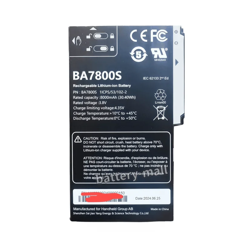 Brand New Authentic 8000mAh BA7800S BA7800 Battery Applicable A8 Outdoor Beidou Handheld GPS