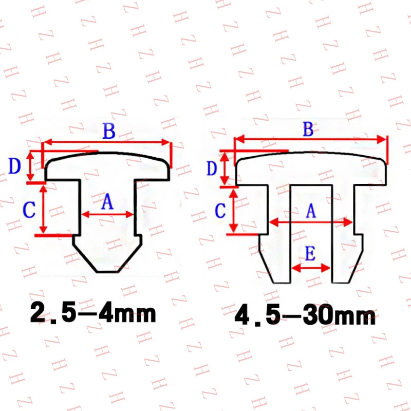 U+ Black Snap-on Hole Plug Silicone Rubber Blanking End Caps Seal Stopper 2.5~14mm（Minimum Order 10 Pieces）