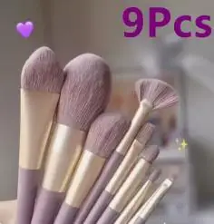 9/10/12Pc Soft Fluffy Makeup Brush Set Eye Shadow Foundation Brush Concealer Blush Blending Powder Cosmetic Brushes Make Up Tool