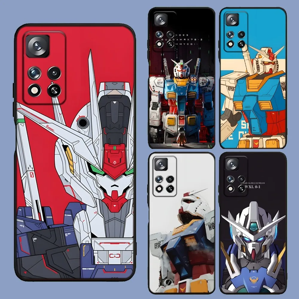 Cool G-GundamS 00 Robort Phone Case For Samsung Galaxy A13,A21s,A22,A31,A32,A52,A53,A71,A80,A91 Soft Black Cover