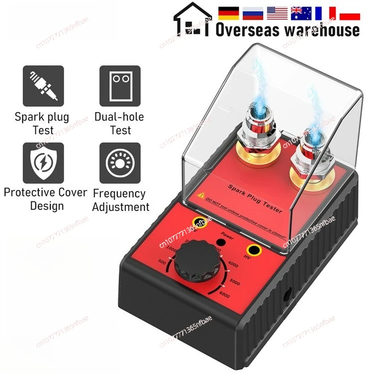 

Тестер свечей зажигания, двухпортовый высоковольтный тестер для диагностики автомобильных систем зажигания и проверки свечей зажигания