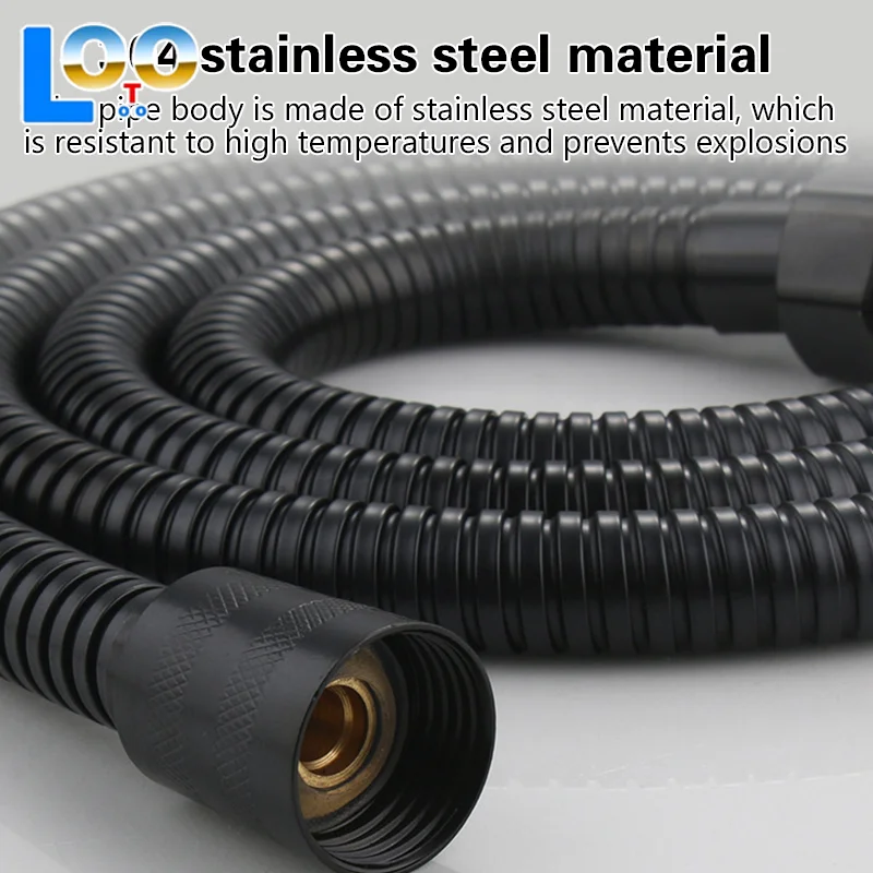 1 шт., 1,5 м, удлинительная трубка для шланга из нержавеющей стали, удлинительная труба для душа в ванной, водопроводная труба, ящик, аксессуары для ванной комнаты