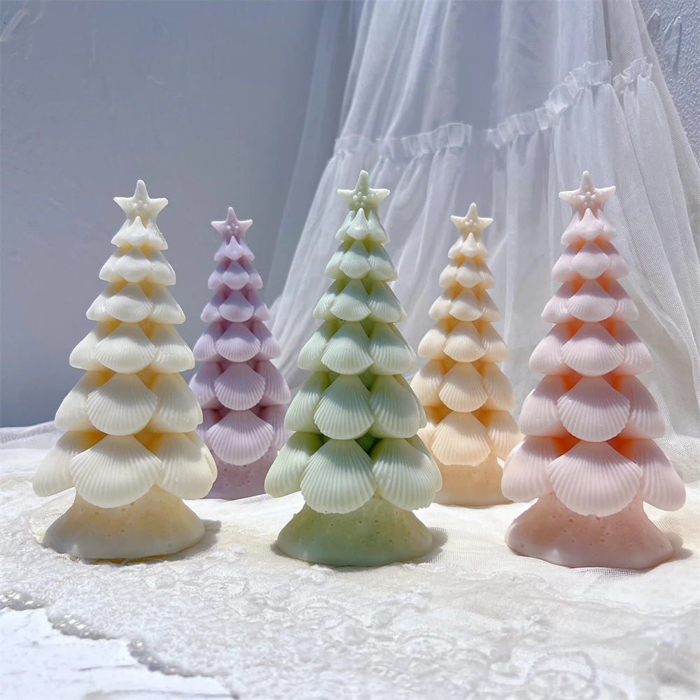 

Christmas Tree Candle Mold for the Holiday Season Tree Silicone Mold Handmade Christmas Table Decoration Xmas Gift ideas