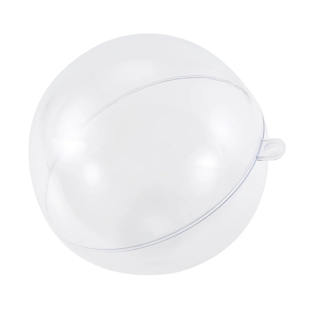 1 قطعة شجرة عيد الميلاد الزفاف زينة معلقة الكرة شفافة مفتوحة البلاستيك واضح زخرفة الاطفال Diy بها بنفسك لوازم الحفلات 20 سنتيمتر GSY