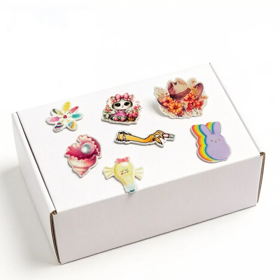 Custom Cartoons Planar Resin Flatback Printed for Hairbows DIY 30Pcs/lot