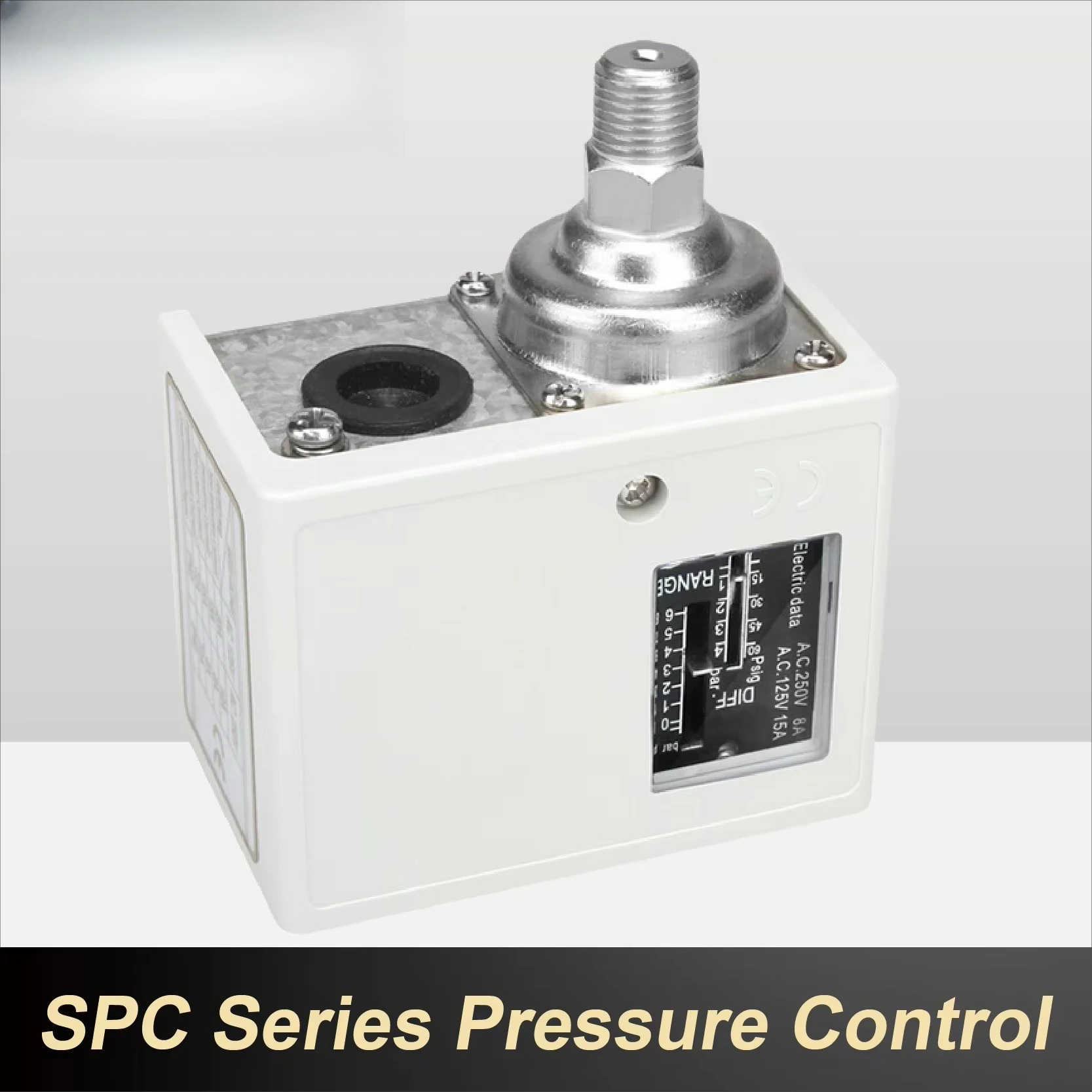 SPC 103 SPC 106 Adjustable Mechanical Pressure Switch 125 250V Power 1/4