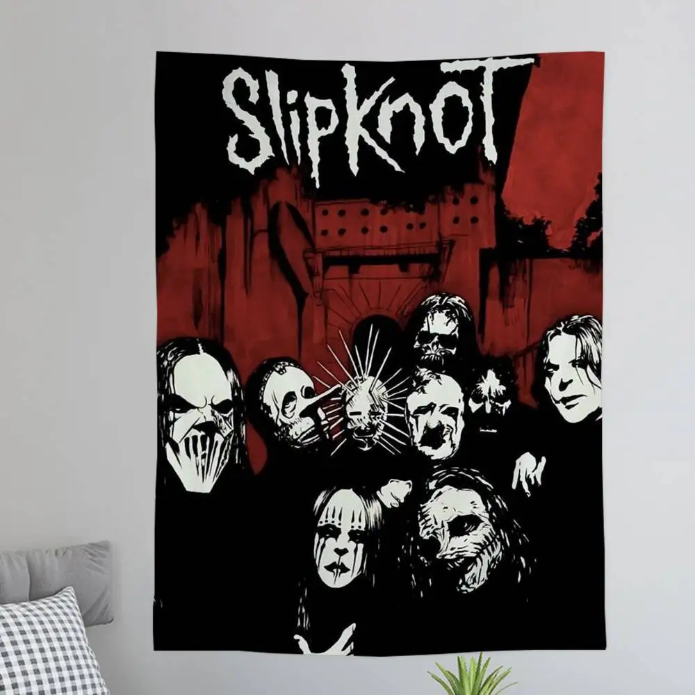 Heavy metal band S-Slipknot Colorful Tapestry Wall Hanging Bohemian Wall Tapestries Mandala Wall Art Decor
