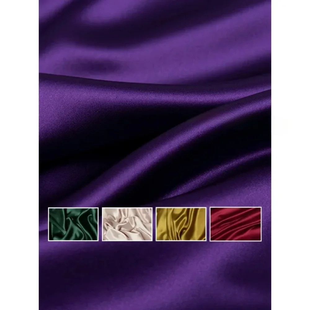 

Ткань из сатина с высокой плотностью волокон (триацетатная) для пошива курток, платьев, брюк-комбинезонов, маленьких костюмов, дизайнерская одежда, материал для шитья своими руками
