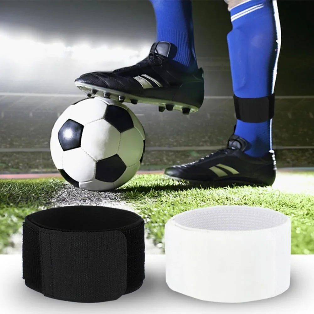 1/2/4Pair Soccer Shin Guard Strap, Soccer Shin Guard Fixed Bandage Tape Fastener Shinguard Adjustable Elastic Sports Strap