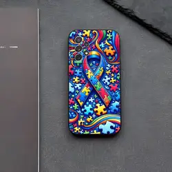 Puzzle Autism Awareness Phone Case for Samsung Galaxy S24 S22 S23 S25 S21 Ultra Fe Plus M54 A16 A34 A54 A24 A52 A53 Coque