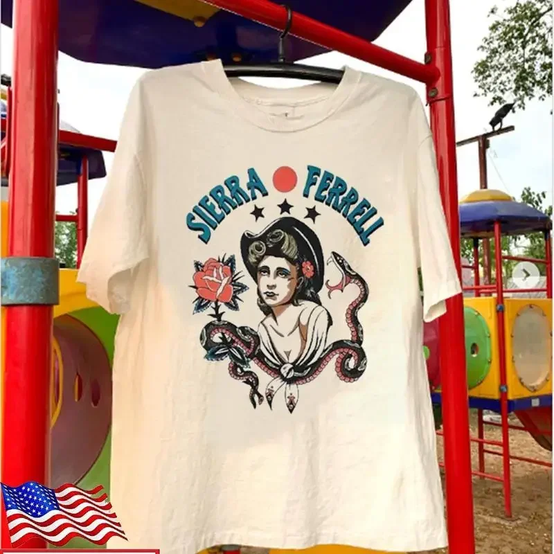 Sierra Ferrell Shoot For The Moon Tour 2024 T shirt Full Size S 5XL