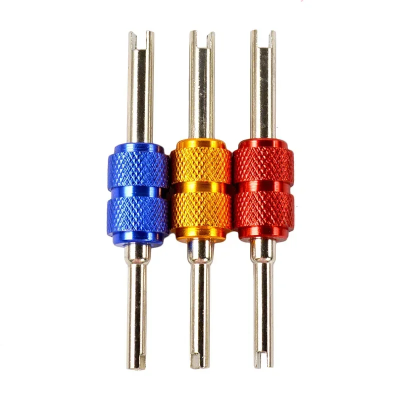 3PCS Universal Tire Valve Core Stems Remover Screwdriver Auto Truck Bicycle Wheel Repair Tool Dual Use Car Accessories