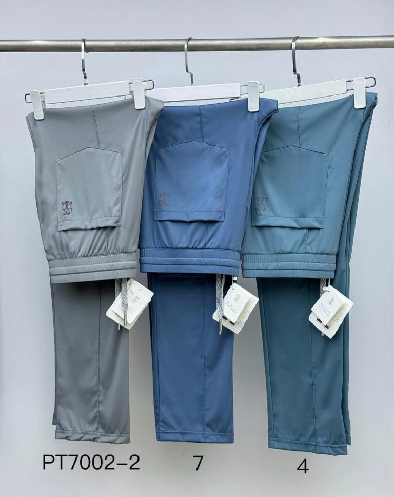 BILLIONAIRE BLKA CPTG Pants Thin Cotton 2024 Spring Summer new Casual soft Zipper Breathable Quality Size 31-40 Sport Pants