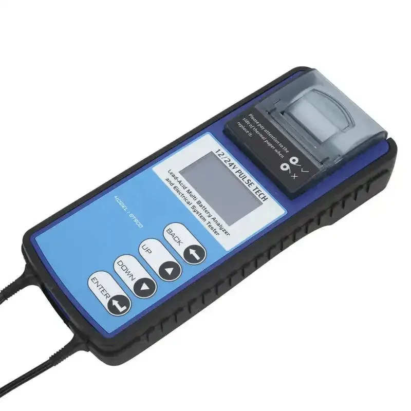 

Тестер автомобильных аккумуляторов 12В/24В BT900 с ЖК-дисплеем и принтером для анализа системы зарядки