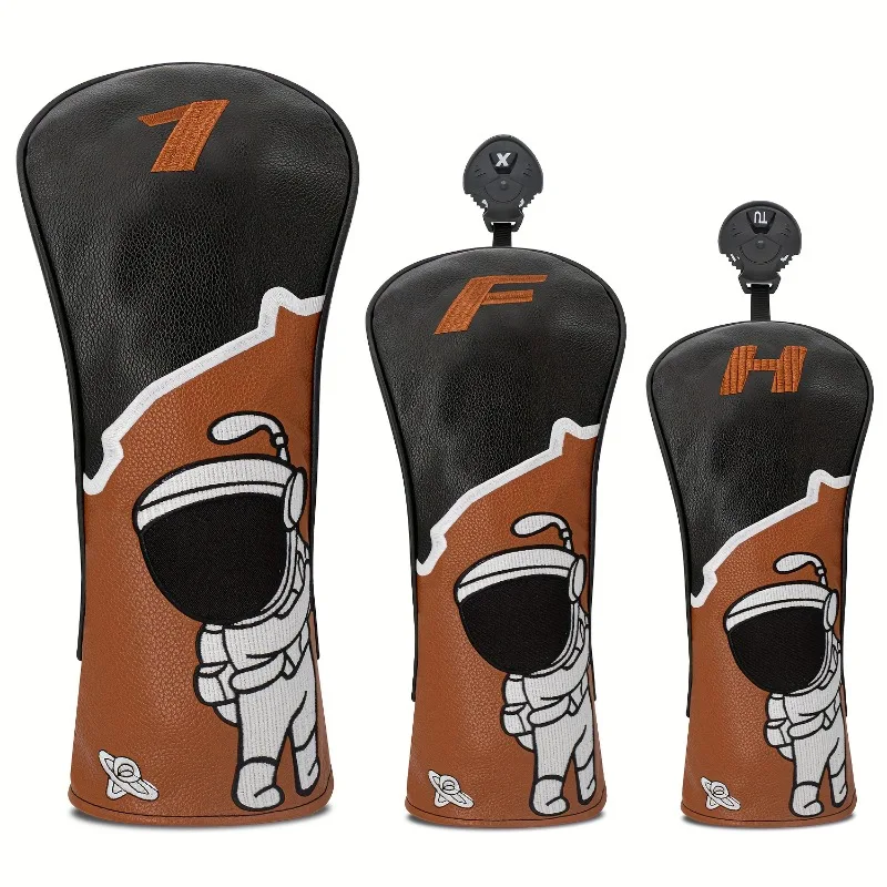 Golf Club Head Cover - Astronaut Pattern Design, Providing Fashionable and Practical Accessories for Golf Enthusiasts, Durable