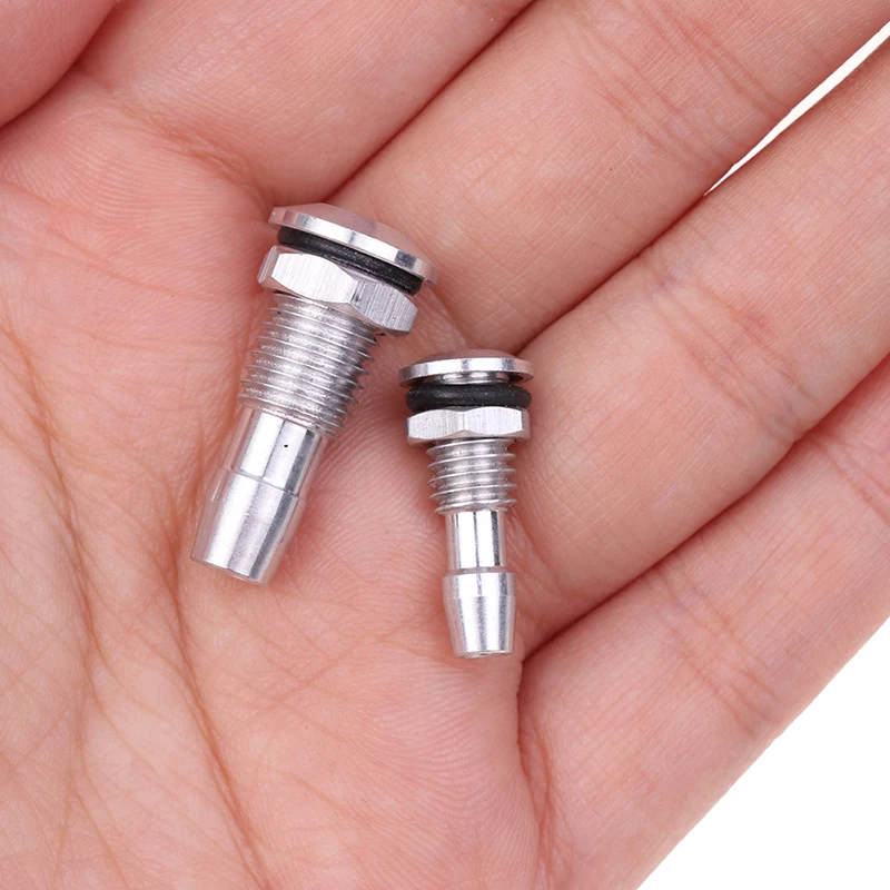 2 Pcs New Silver M6/M8 Aluminum Water Outlets Thread With O-ring Screws For RC Boat M6 Hot