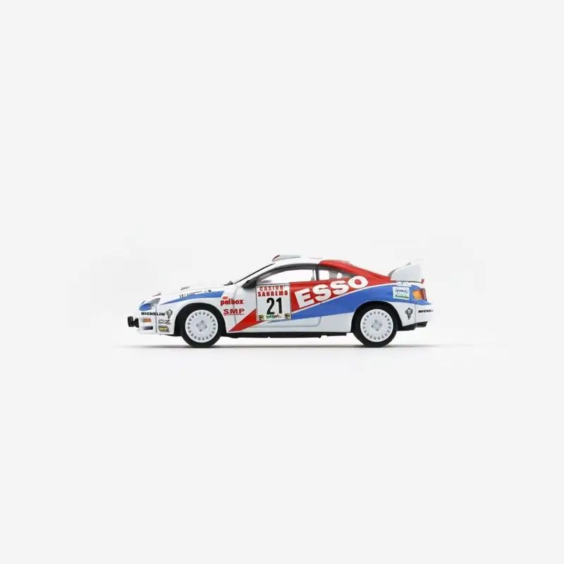 BMC 1:64 تويوتا سيليكا ST205 1996 سانريمو رالي ديتاليا # 21 نموذج ESSO Livery Rally Alloy Diecast لجامعي رياضة السيارات #6