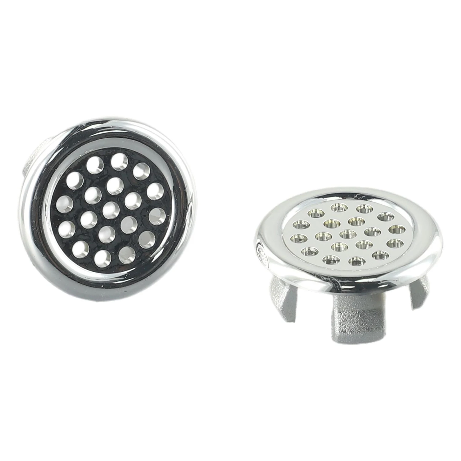 High Quality Easy Accessibility Sink Overflow Ring Sanitary Pedestal 22-24mm 2x Accessories Electroplating Plastic